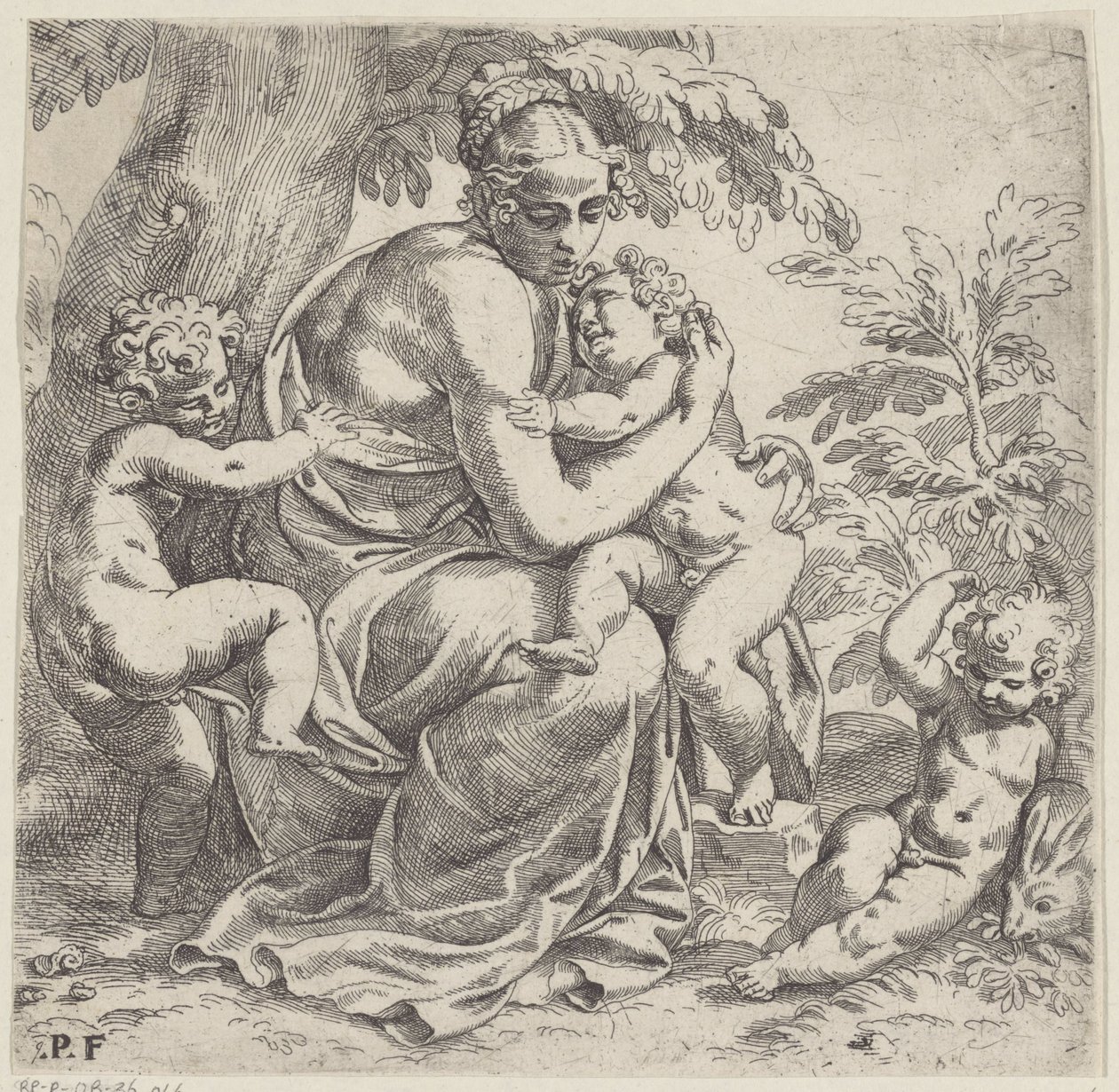 Miłość (Caritas) autorstwa Paolo Farinati