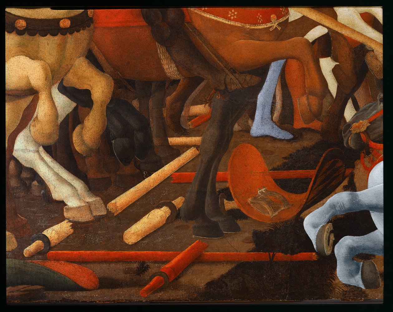 Bitwa pod San Romano, fragment autorstwa Paolo Uccello