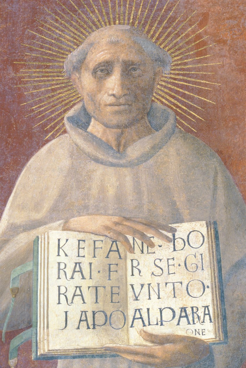Błogosławiony Jacopone da Todi autorstwa Paolo Uccello