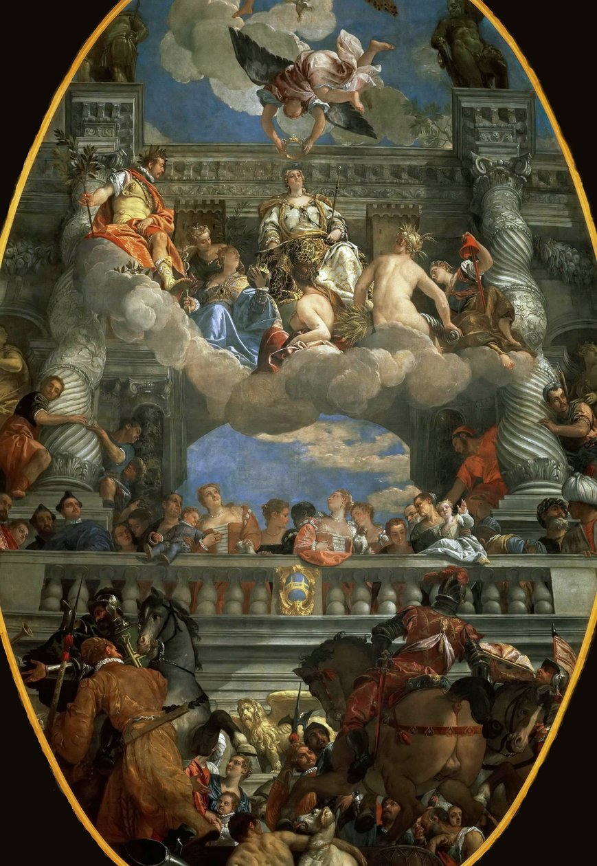 Apoteoza Wenecji, 1585. autorstwa Paolo Veronese