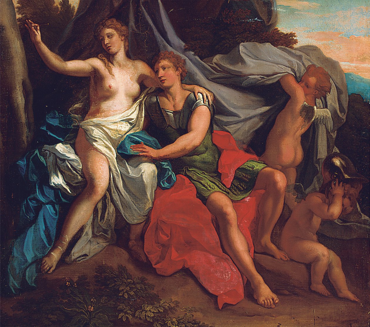 Angelica i Medoro autorstwa Paolo de Matteis