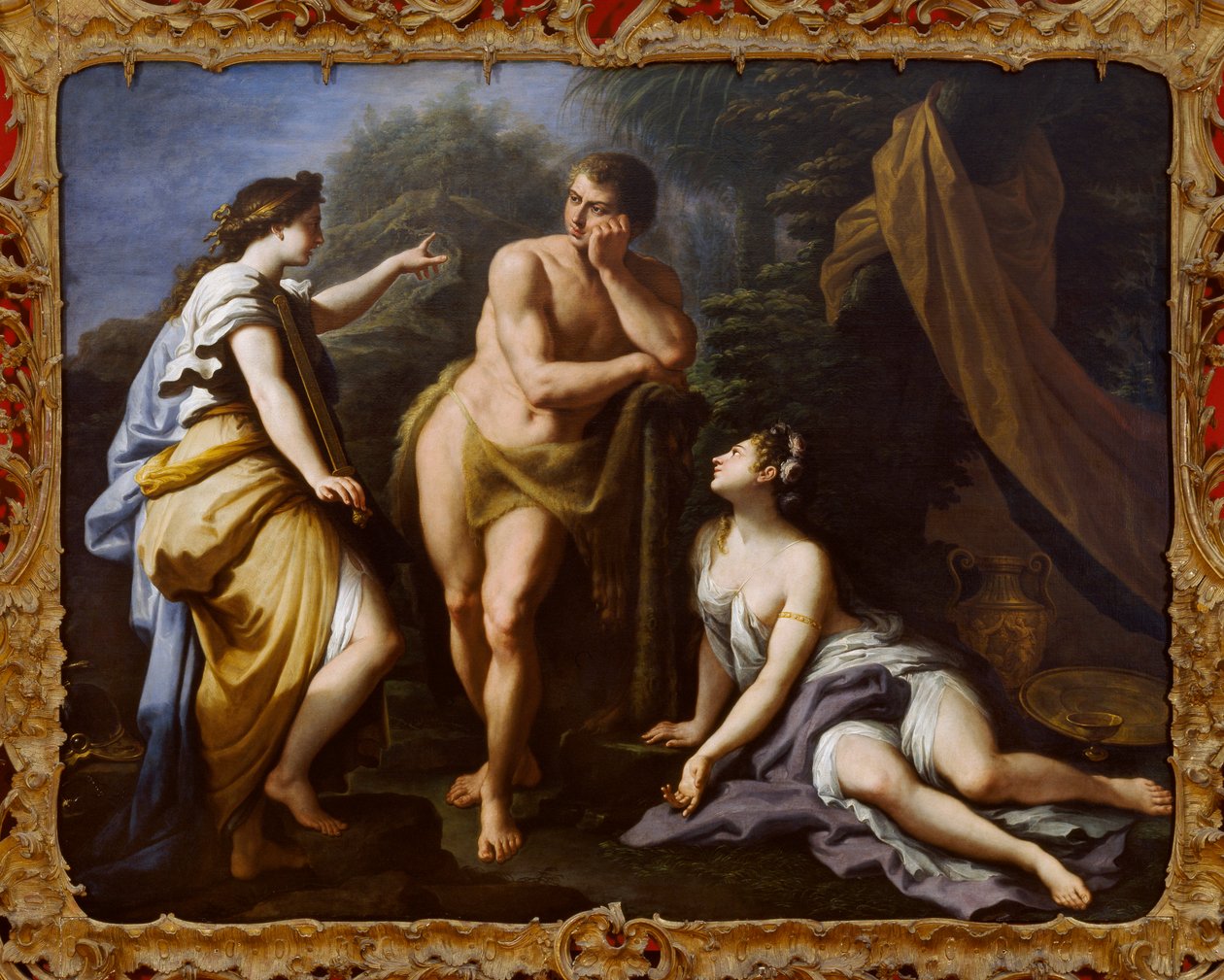 Wybór Herkulesa, 1712 autorstwa Paolo de