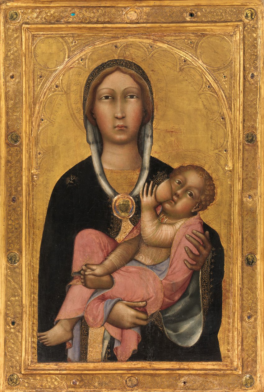Madonna z Dzieciątkiem, 1370s. autorstwa Paolo di Giovanni Fei