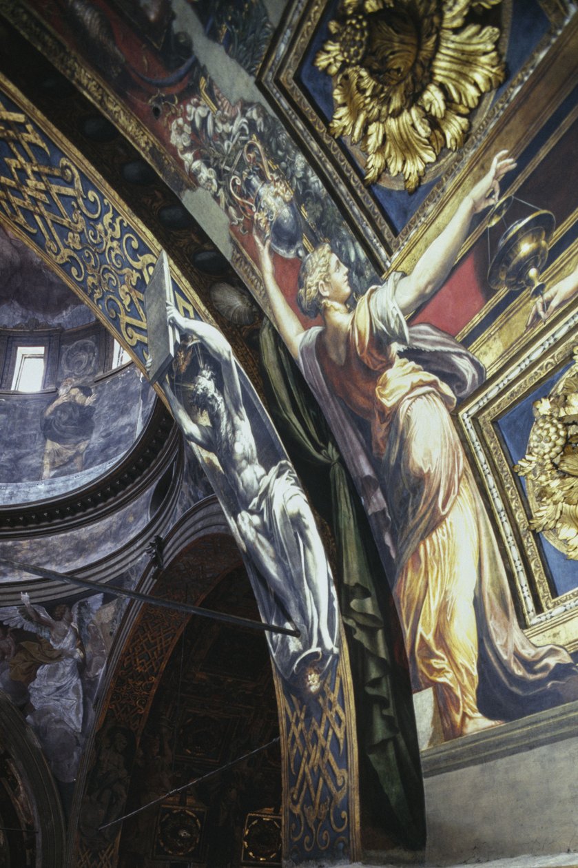 Mojżesz i głupie dziewice autorstwa Parmigianino