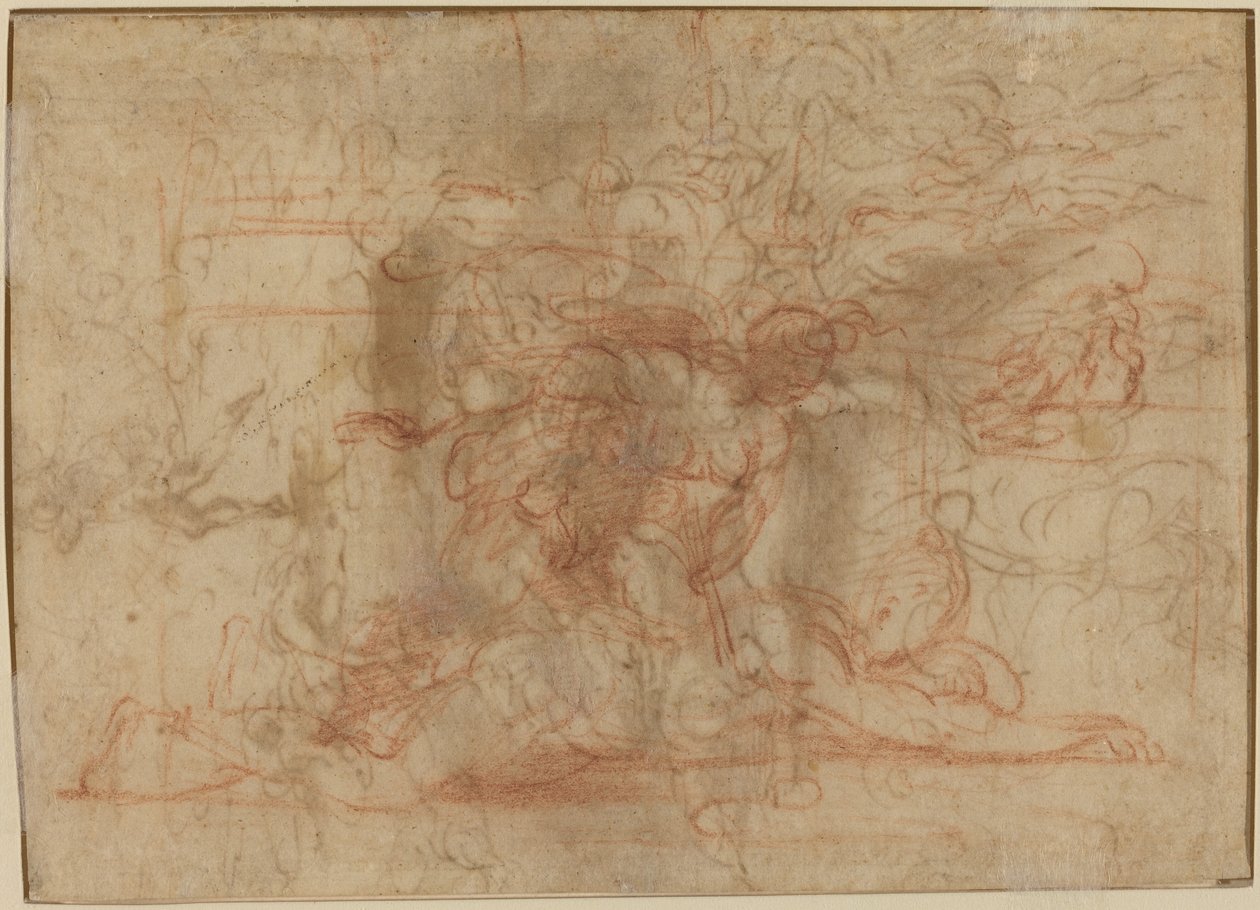 Jael i Cisera? [w stronę] autorstwa Parmigianino