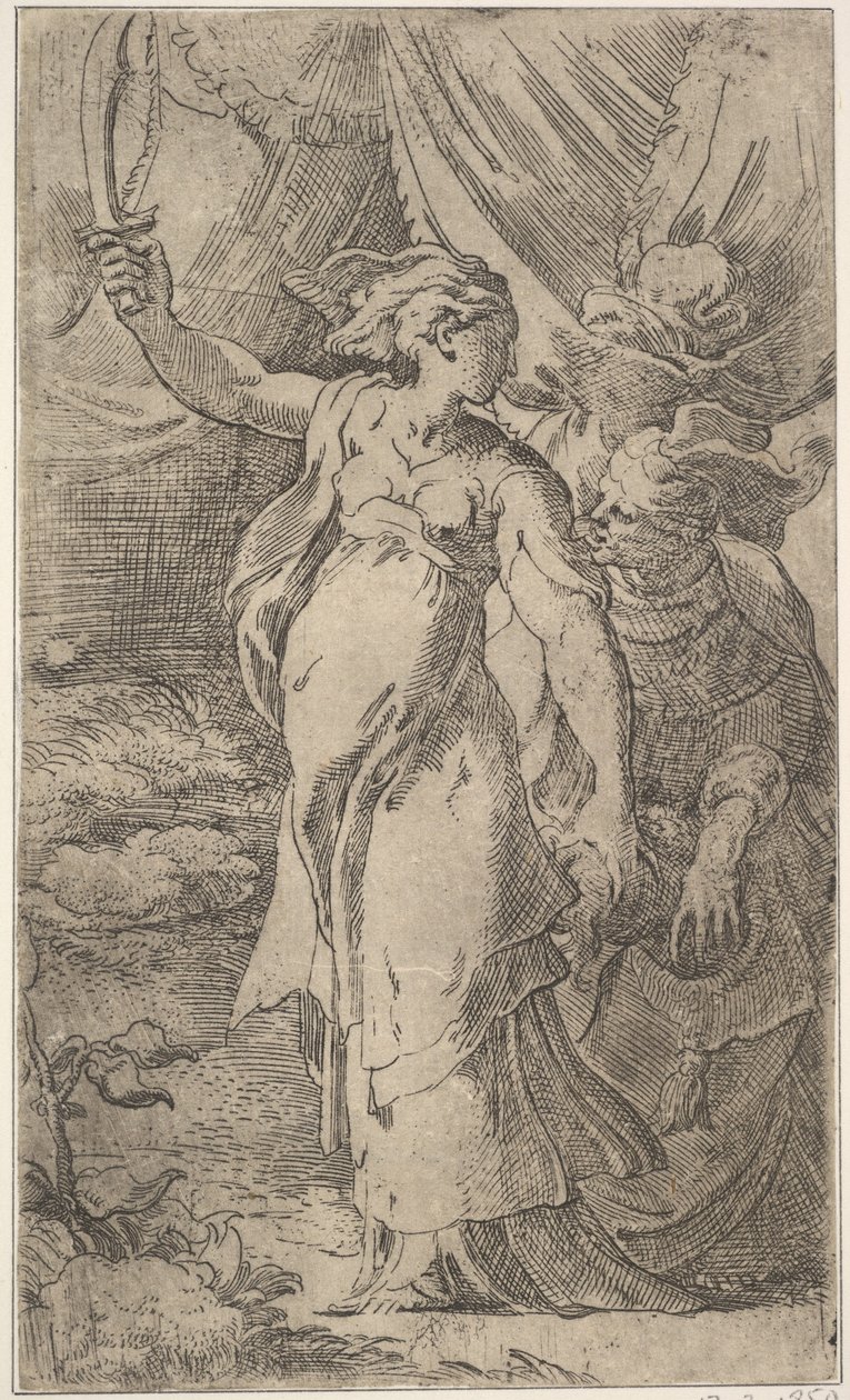Judyta, początek XVI wieku. autorstwa Parmigianino
