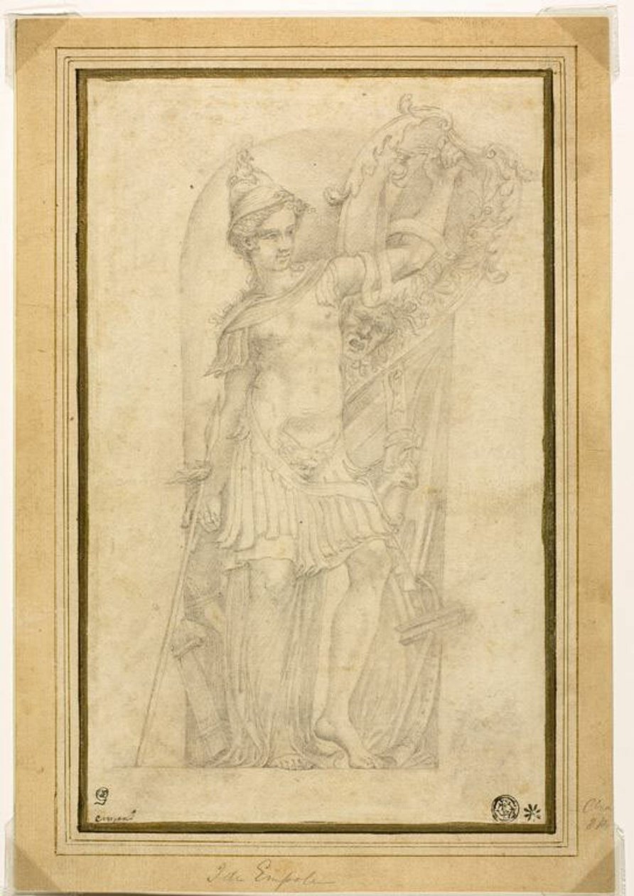 Minerwa (lub Bellona) w niszy autorstwa Parmigianino