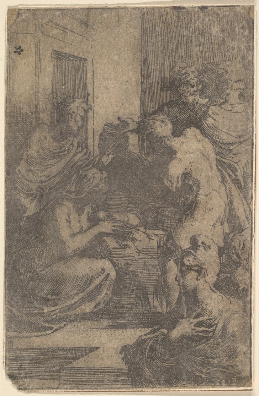 Narodzenia, ok. godz. 1527-30. autorstwa Parmigianino