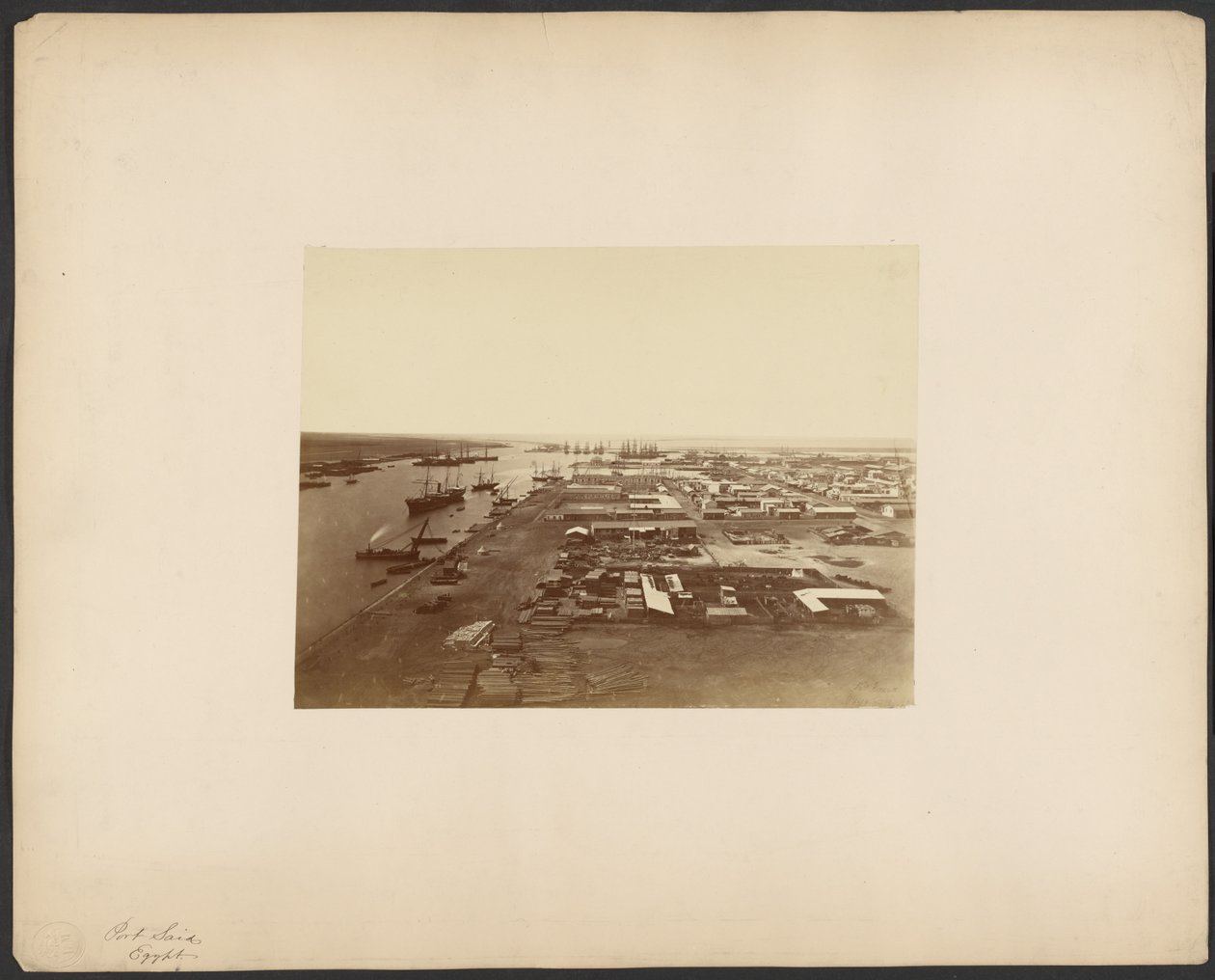 [Port Said, Egipt] autorstwa Pascal Sébah