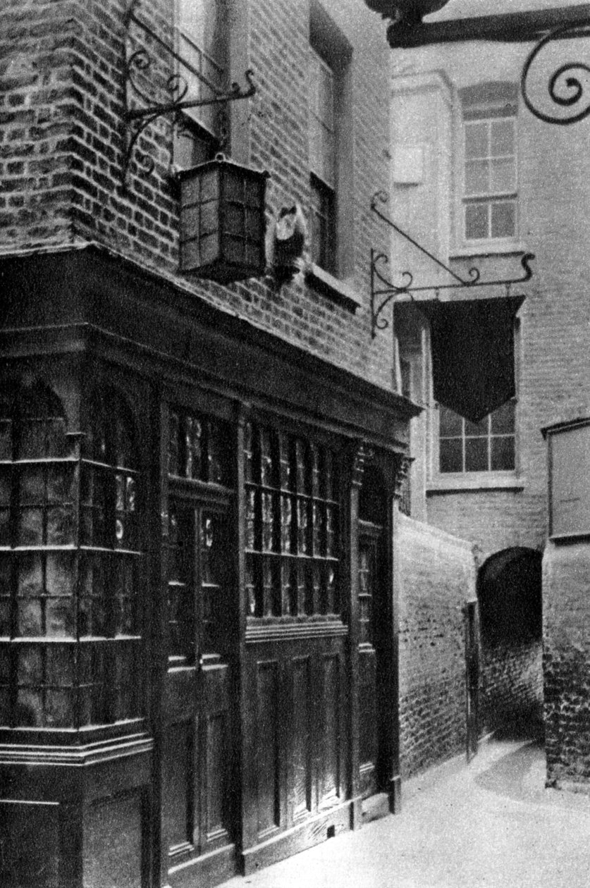 Tawerna Mitre, Londyn, 1926-1927. autorstwa Paterson