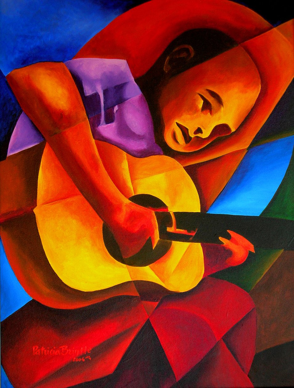 Andres, 2006 (akryl na płótnie) autorstwa Patricia Brintle