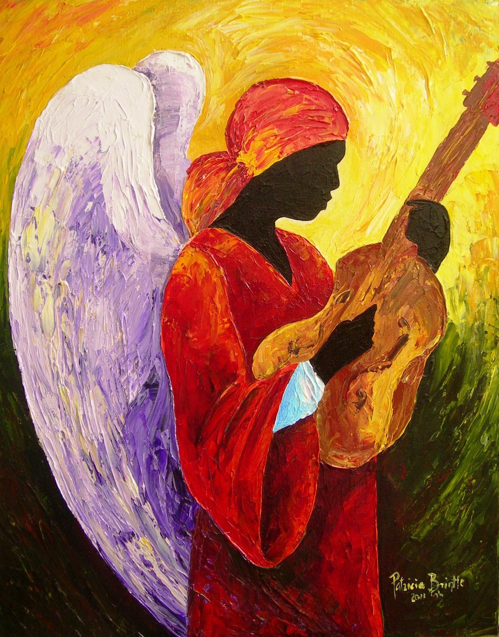 Gloria in Excelsis Deo, 2011 (akryl na płótnie) autorstwa Patricia Brintle