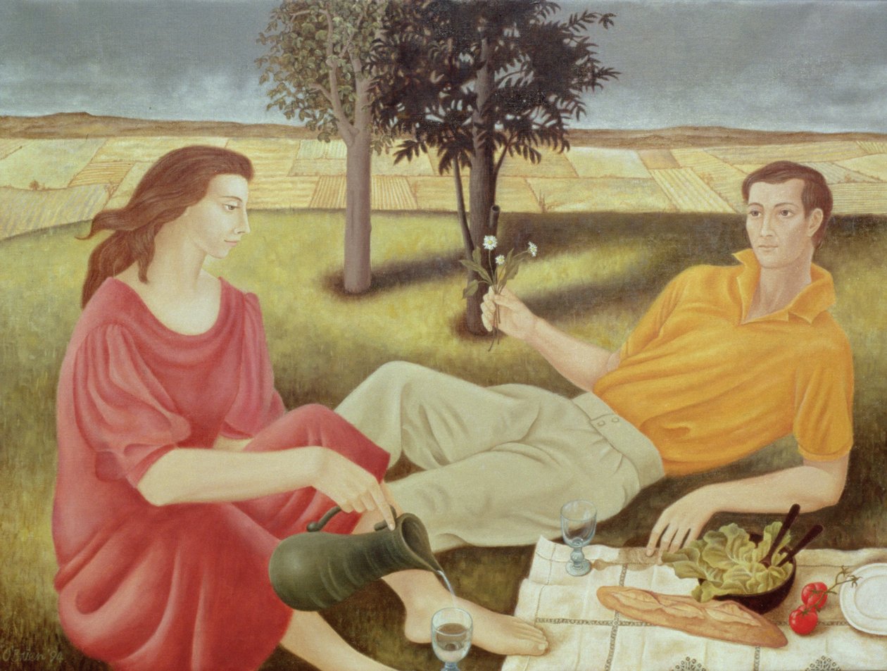 Piknik, 1994 autorstwa Patricia OBrien