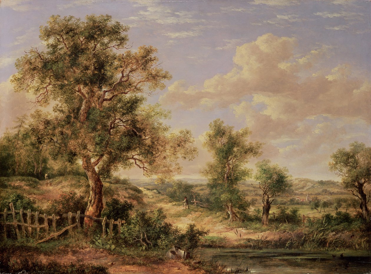 Krajobraz, XIX w. autorstwa Patrick Nasmyth