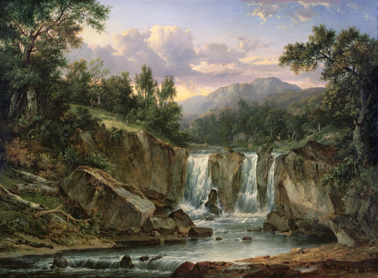 Upadki Tummel, 1820 autorstwa Patrick Nasmyth
