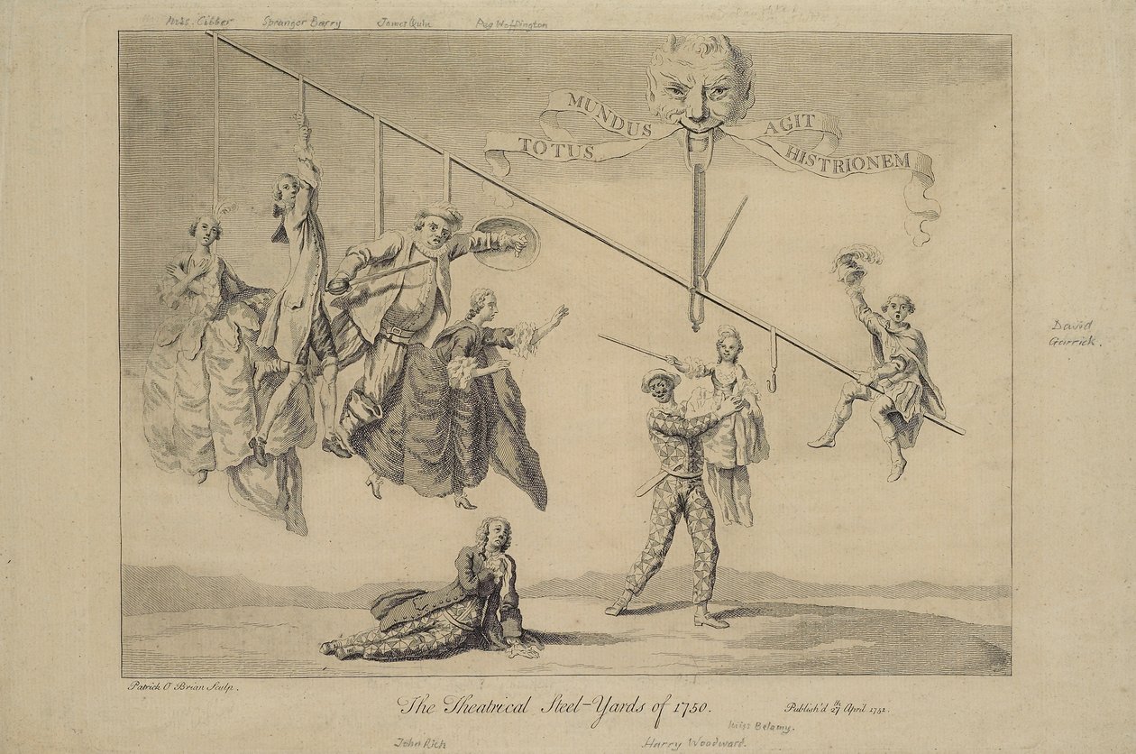 Teatralne stocznie z lat 1750, 1741 autorstwa Patrick OBrian