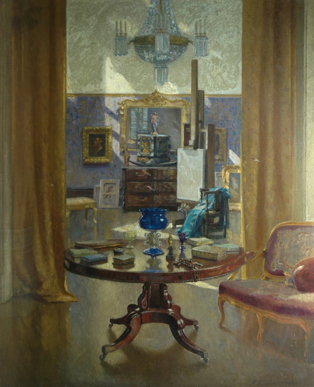 Pracownia artysty, 1921 autorstwa Patrick William Adam