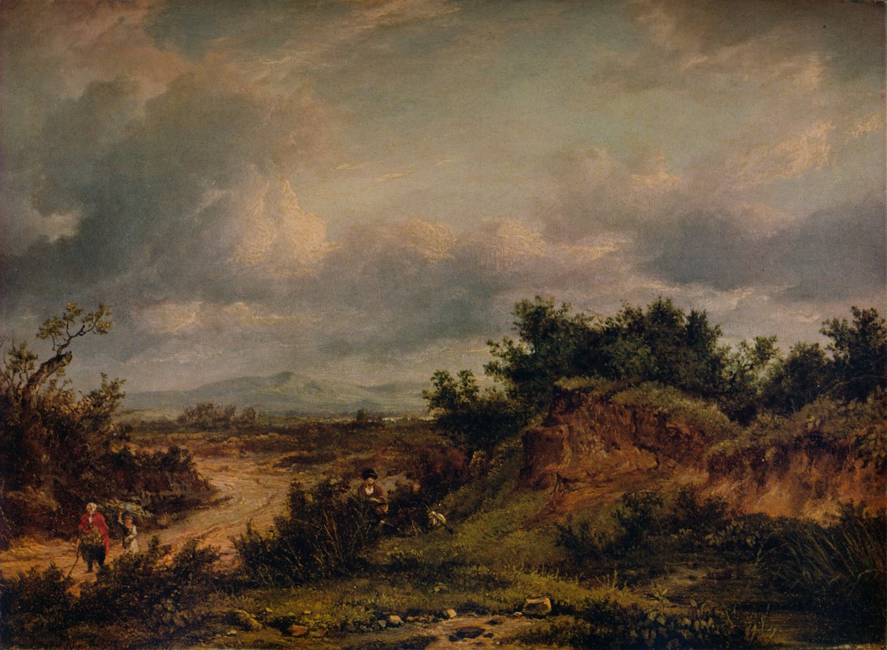 Wyboista droga, 1826 autorstwa Patrick Nasmyth