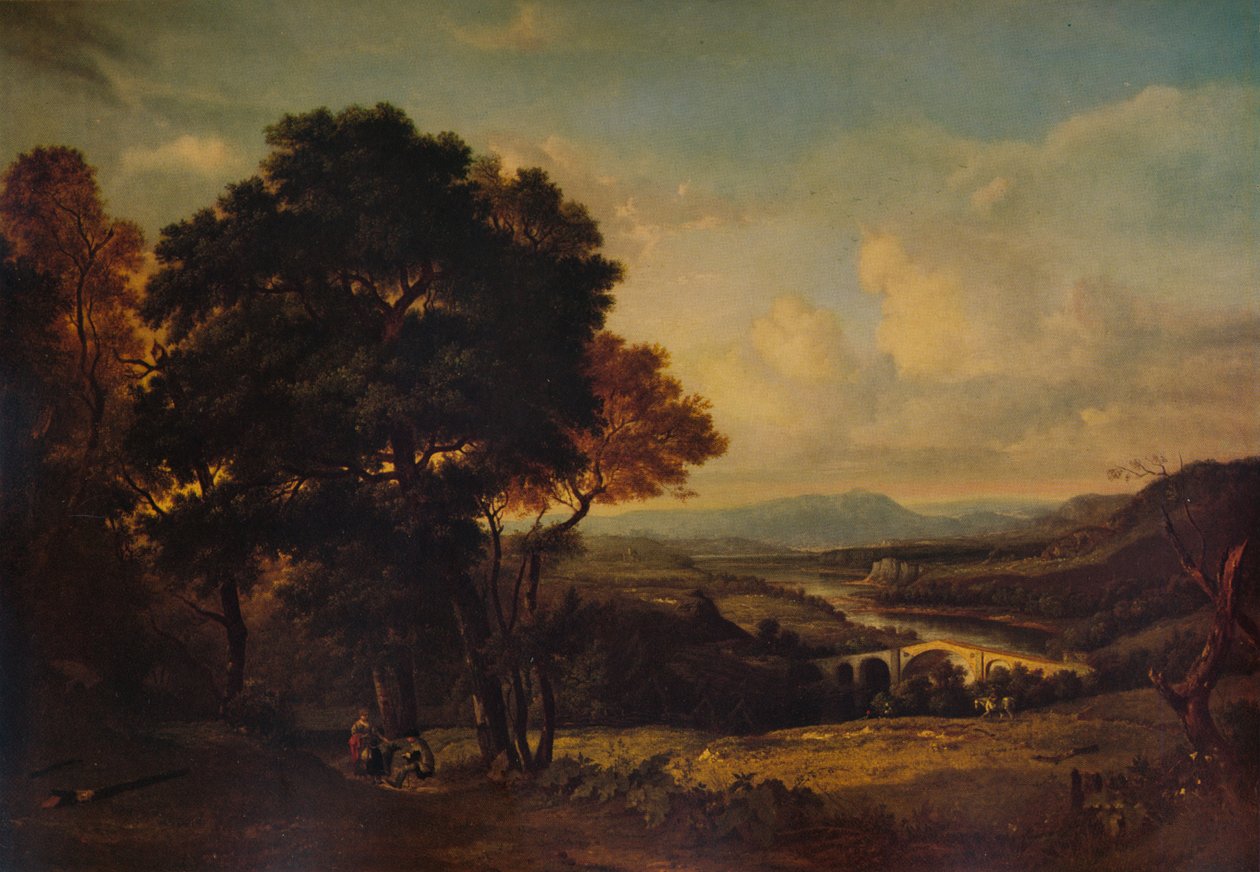 Dolina Tweedu, ok. 1803 autorstwa Patrick Nasmyth