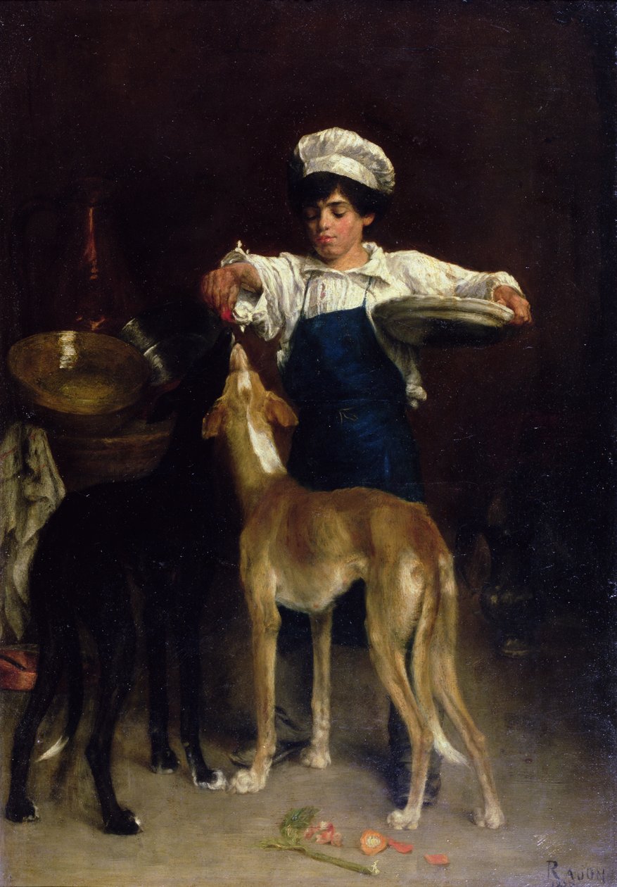 Chłopiec ze spiżarni autorstwa Paul Adolphe Rajon
