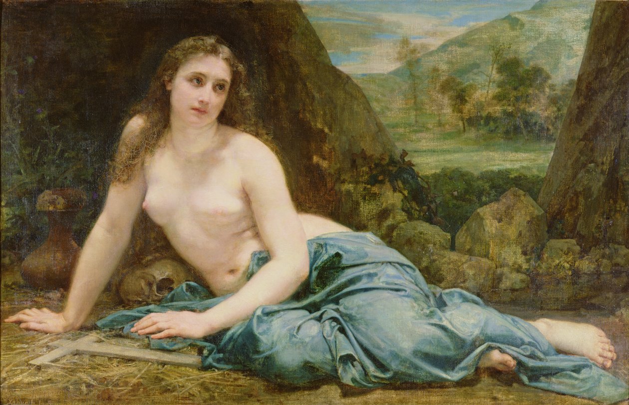 Magdalena pokutująca, 1858 r. autorstwa Paul Baudry