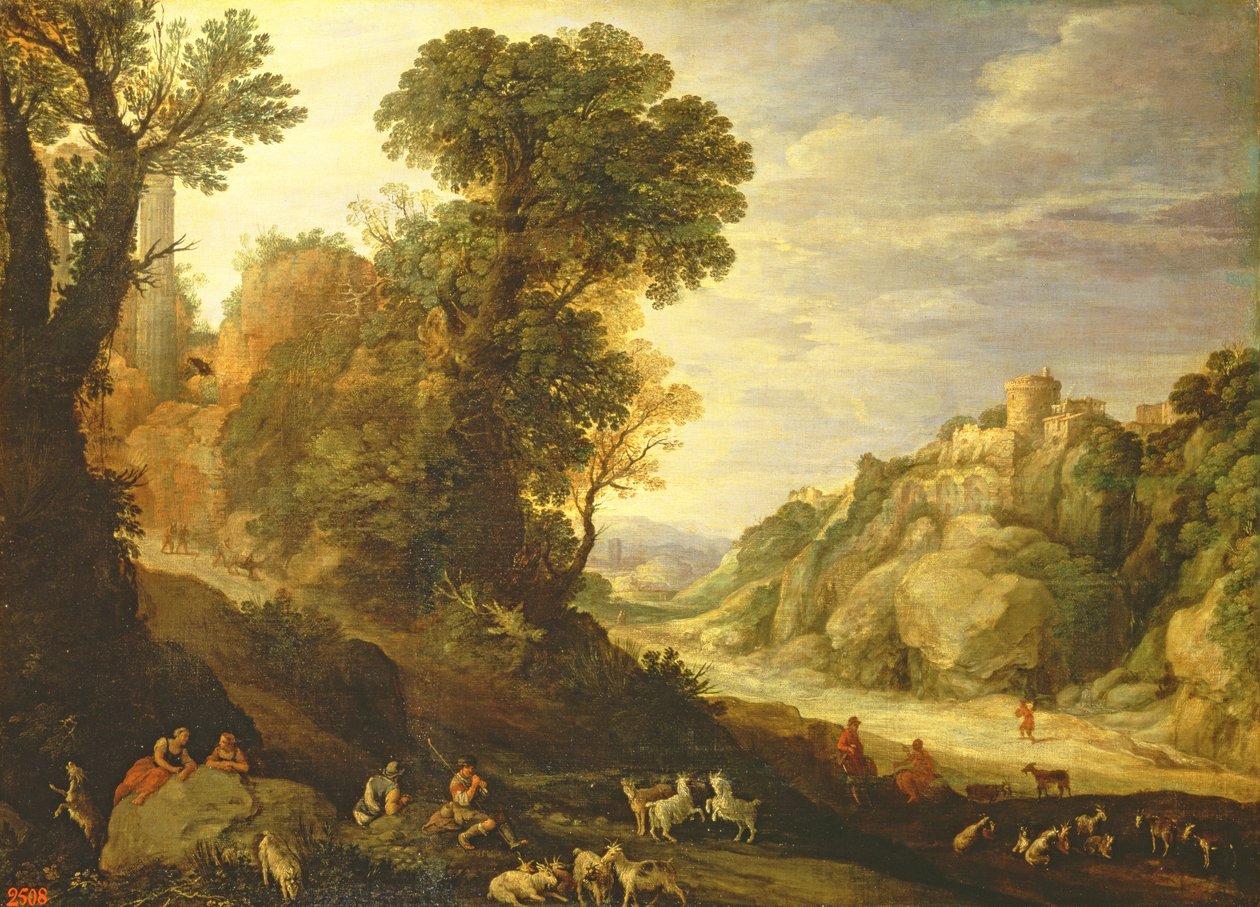 Krajobraz górski, 1626 autorstwa Paul Bril