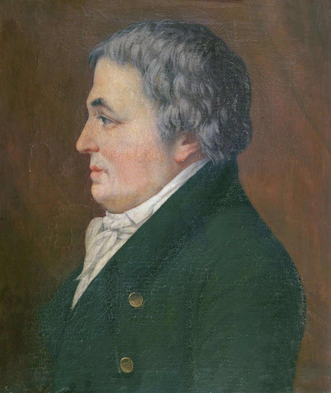 Franz Anton Mesmer (1734-1815) lat 72, 1847 (enkaustyka na płótnie) autorstwa Paul Carpentier