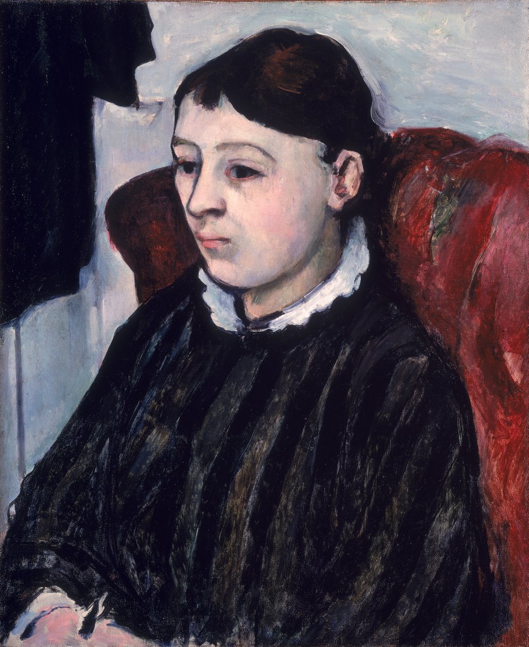 Madame Cezanne, c.1883-85 autorstwa Paul Cézanne