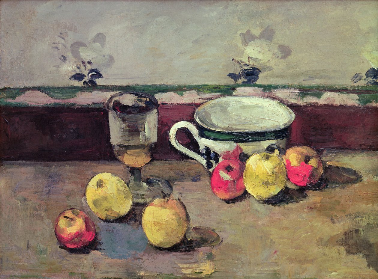 Martwa natura, 1875-77 autorstwa Paul Cézanne