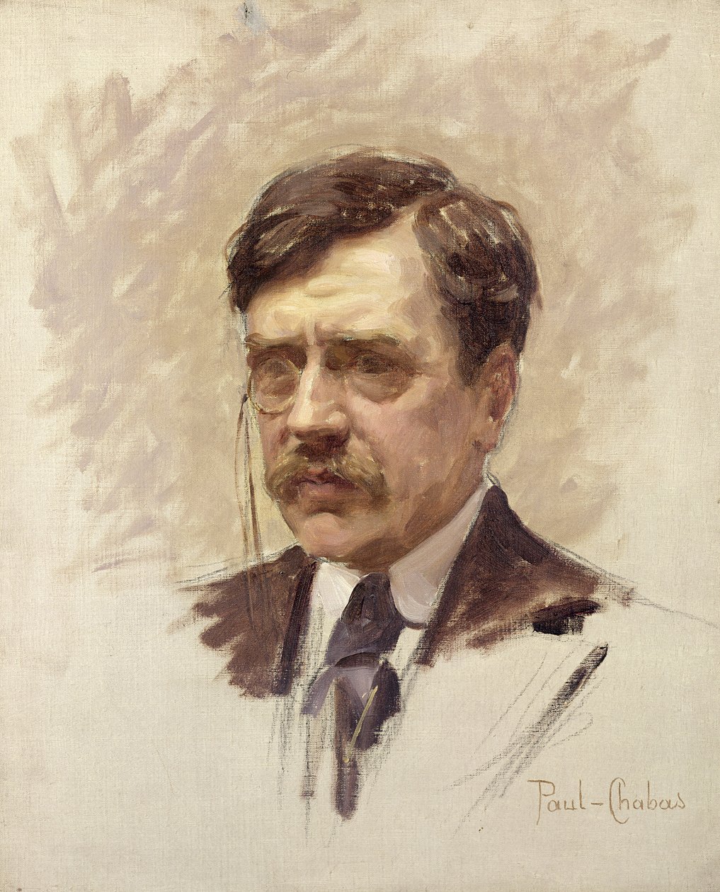 Paul Bourget (1852-1935) ok. 1895 r. autorstwa Paul Emile Chabas