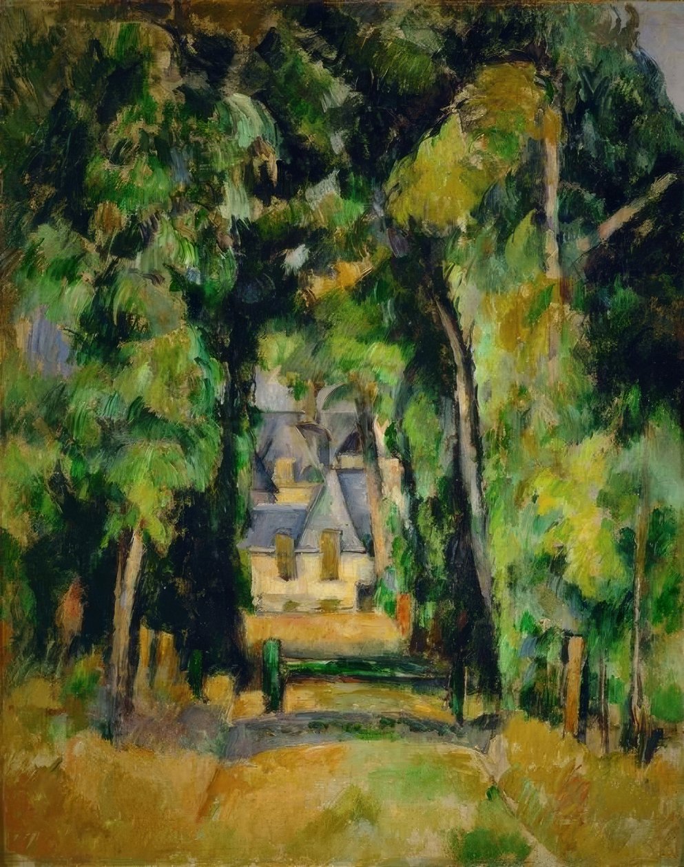 Allée à Chantilly autorstwa Paul Cézanne