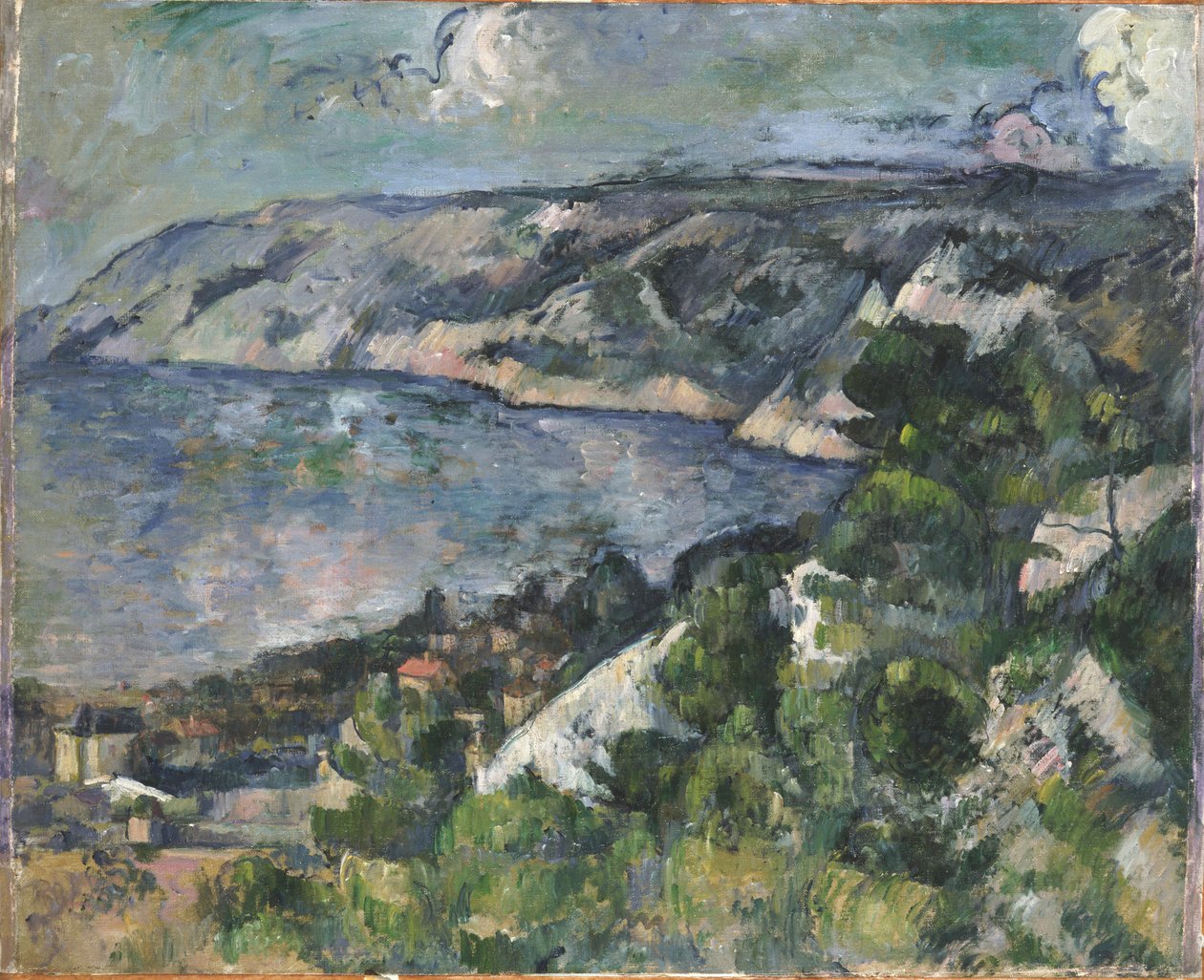 Zatoka Lestaque autorstwa Paul Cézanne