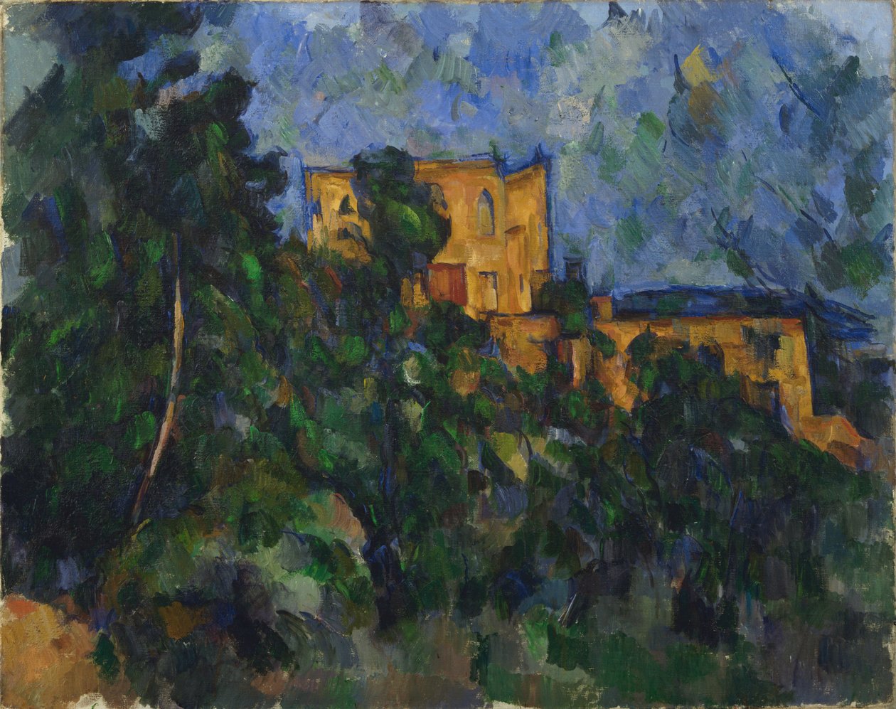 Czarny Zamek autorstwa Paul Cézanne