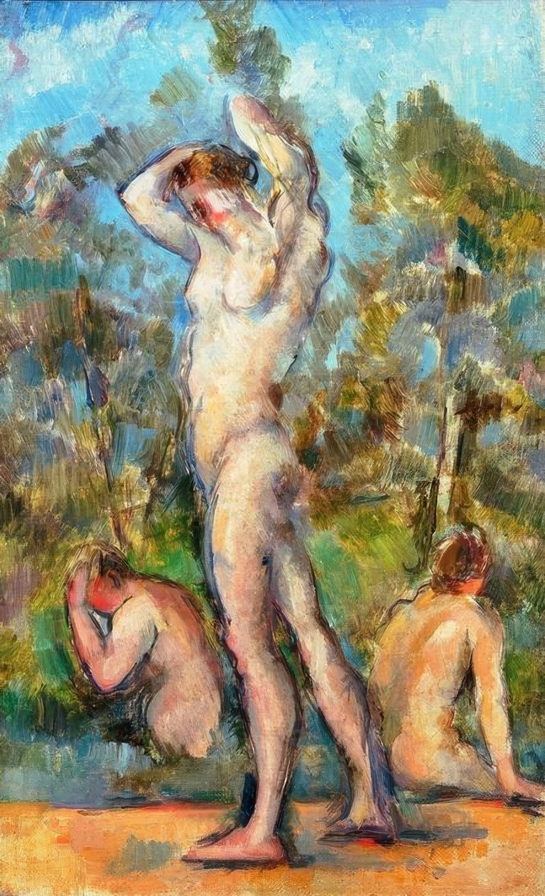 Łazienka autorstwa Paul Cézanne