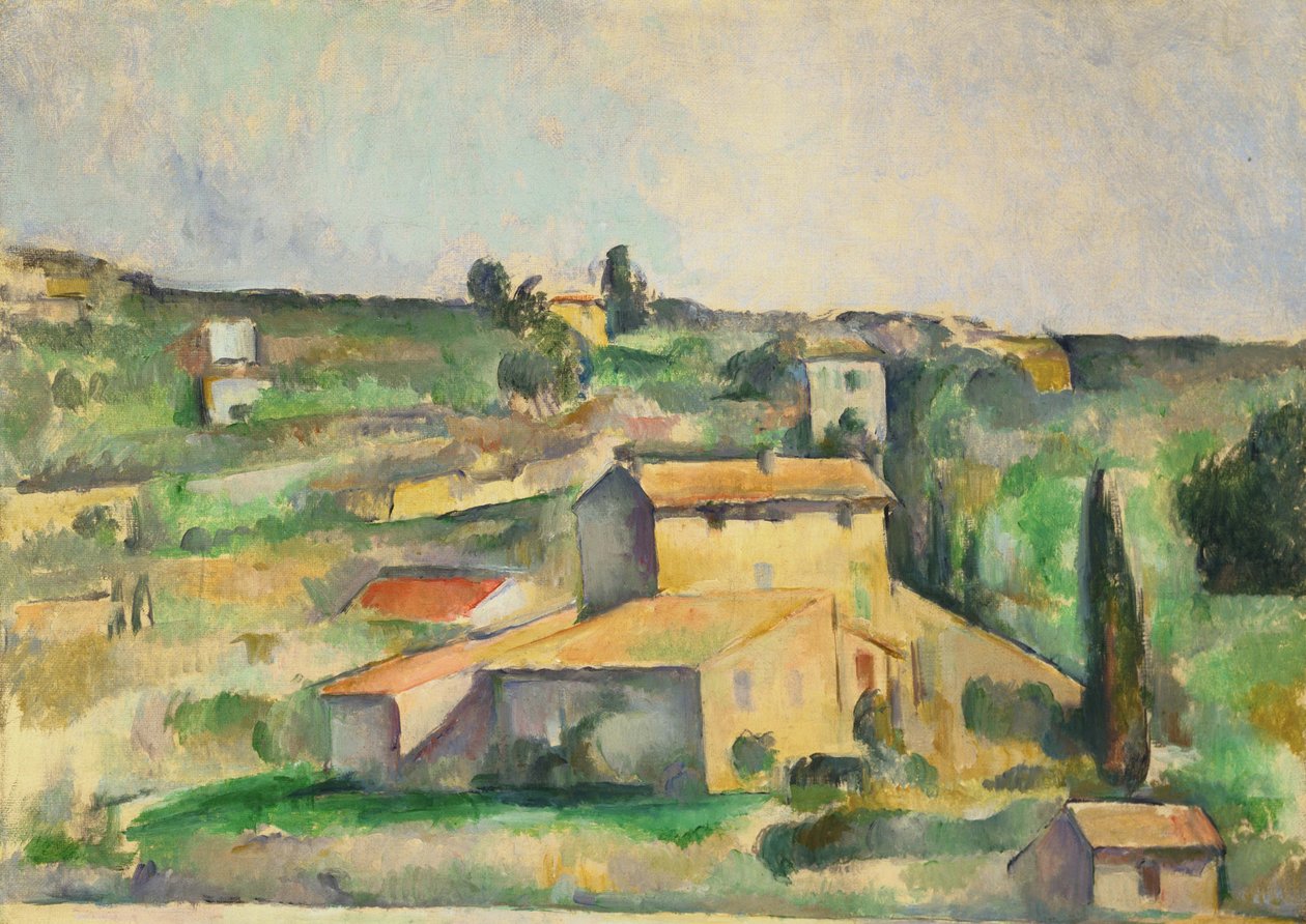 Pola w Bellevue autorstwa Paul Cézanne