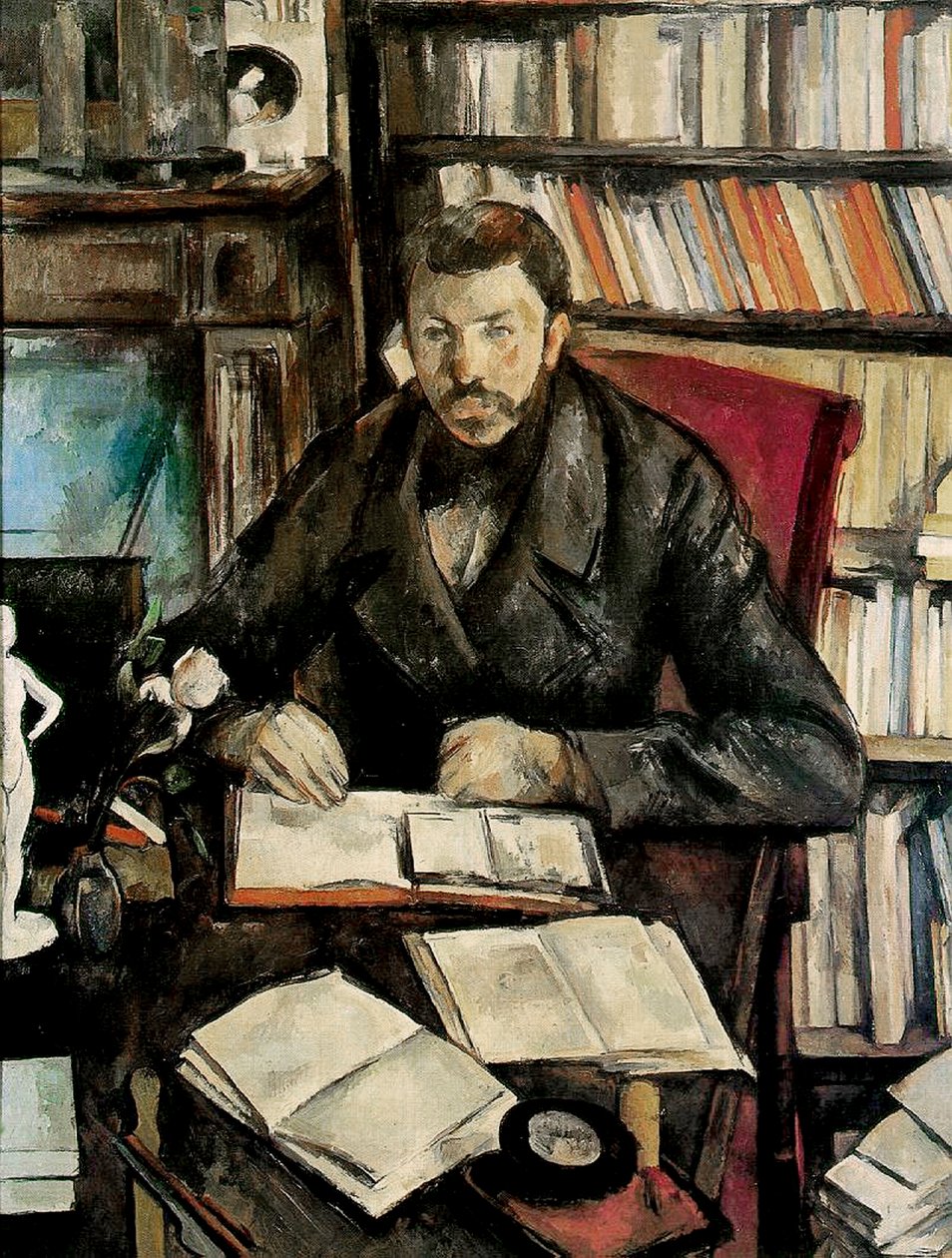 Gustave Geffroy, 1895 autorstwa Paul Cézanne