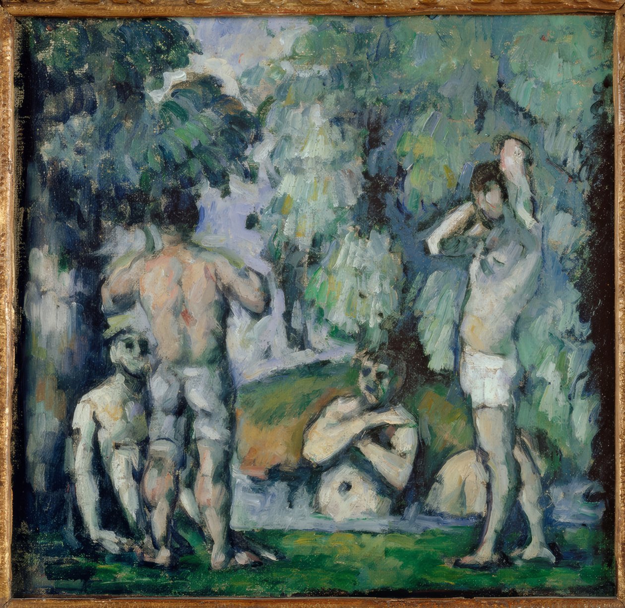 Pięciu kąpiących się autorstwa Paul Cézanne
