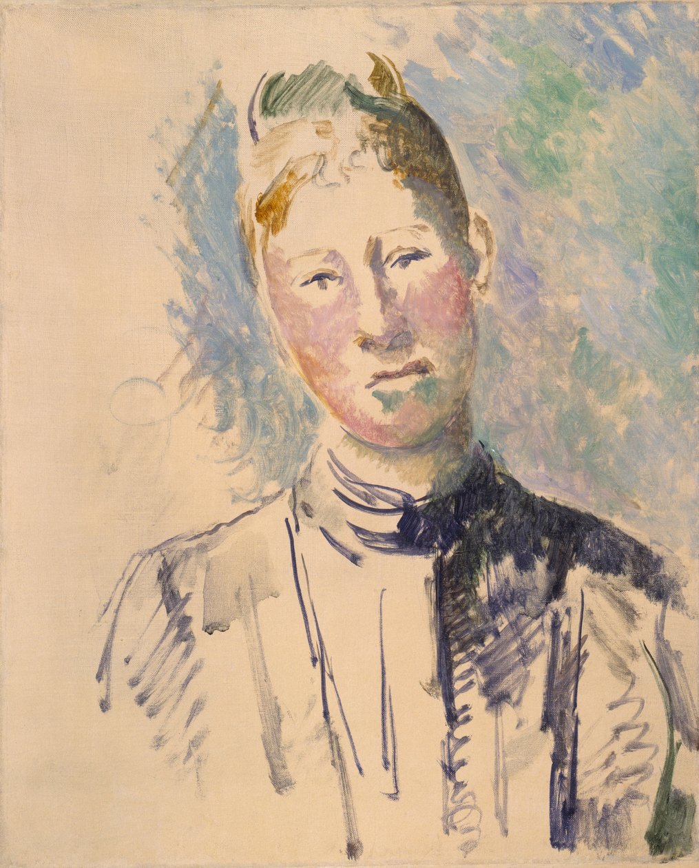 Madame Cézanne autorstwa Paul Cézanne