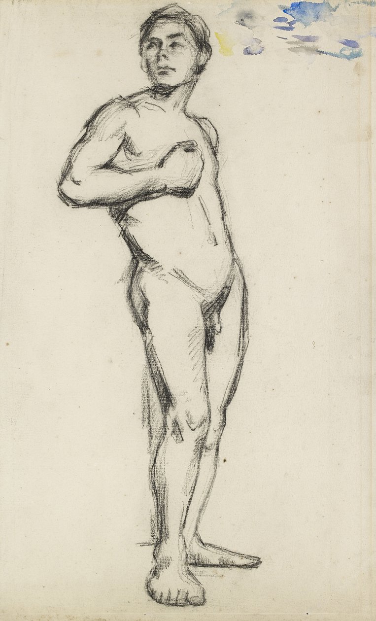 Akt męski, XIX w. autorstwa Paul Cézanne
