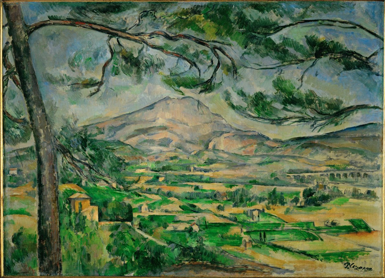 Mont Sainte-Victoire autorstwa Paul Cézanne