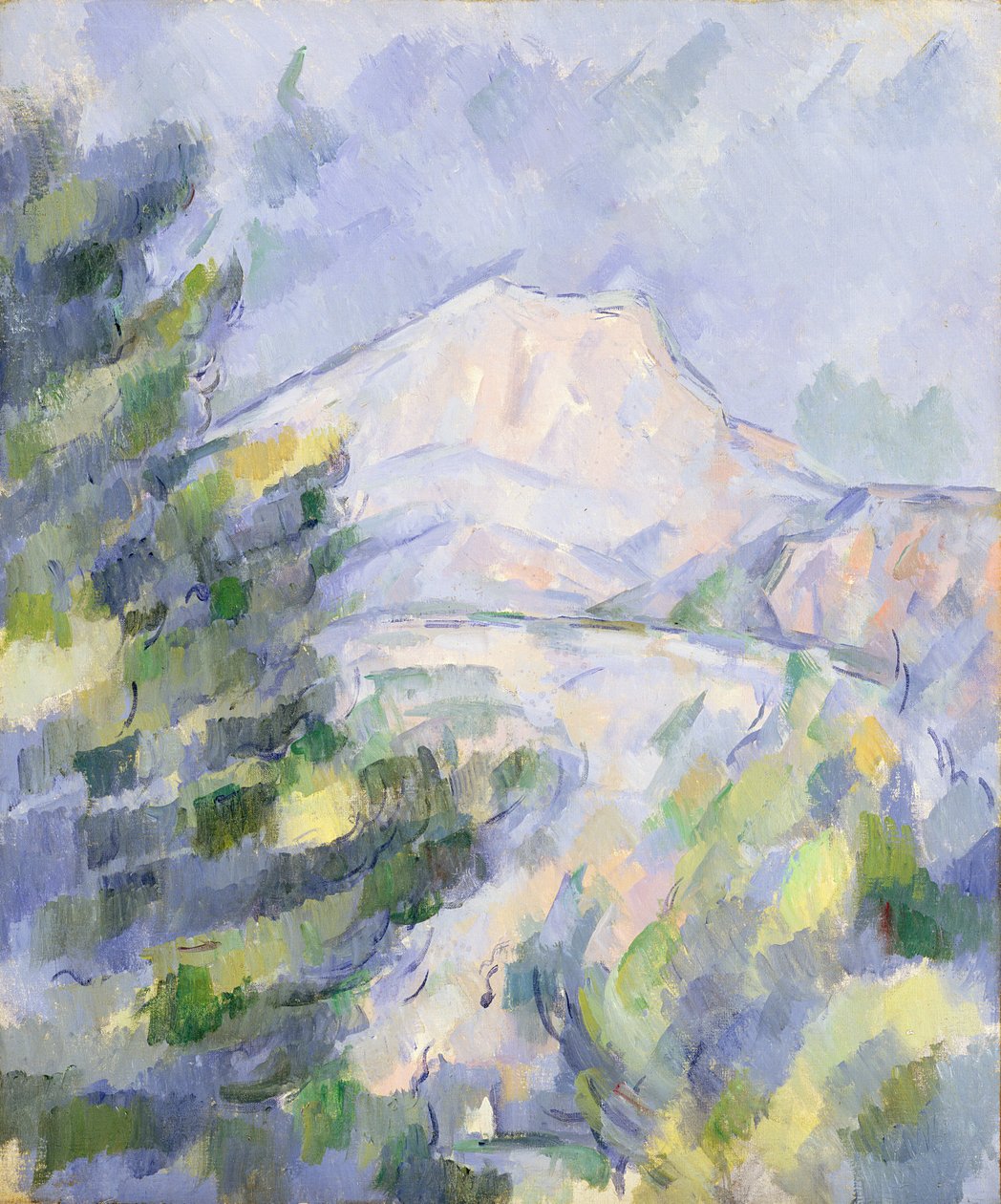 Góra Sainte-Victoire, c.1904-06 autorstwa Paul Cézanne