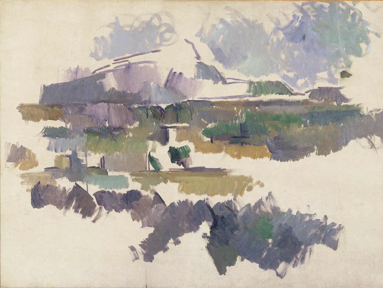 Góra Sainte-Victoire, 1904-05 autorstwa Paul Cézanne