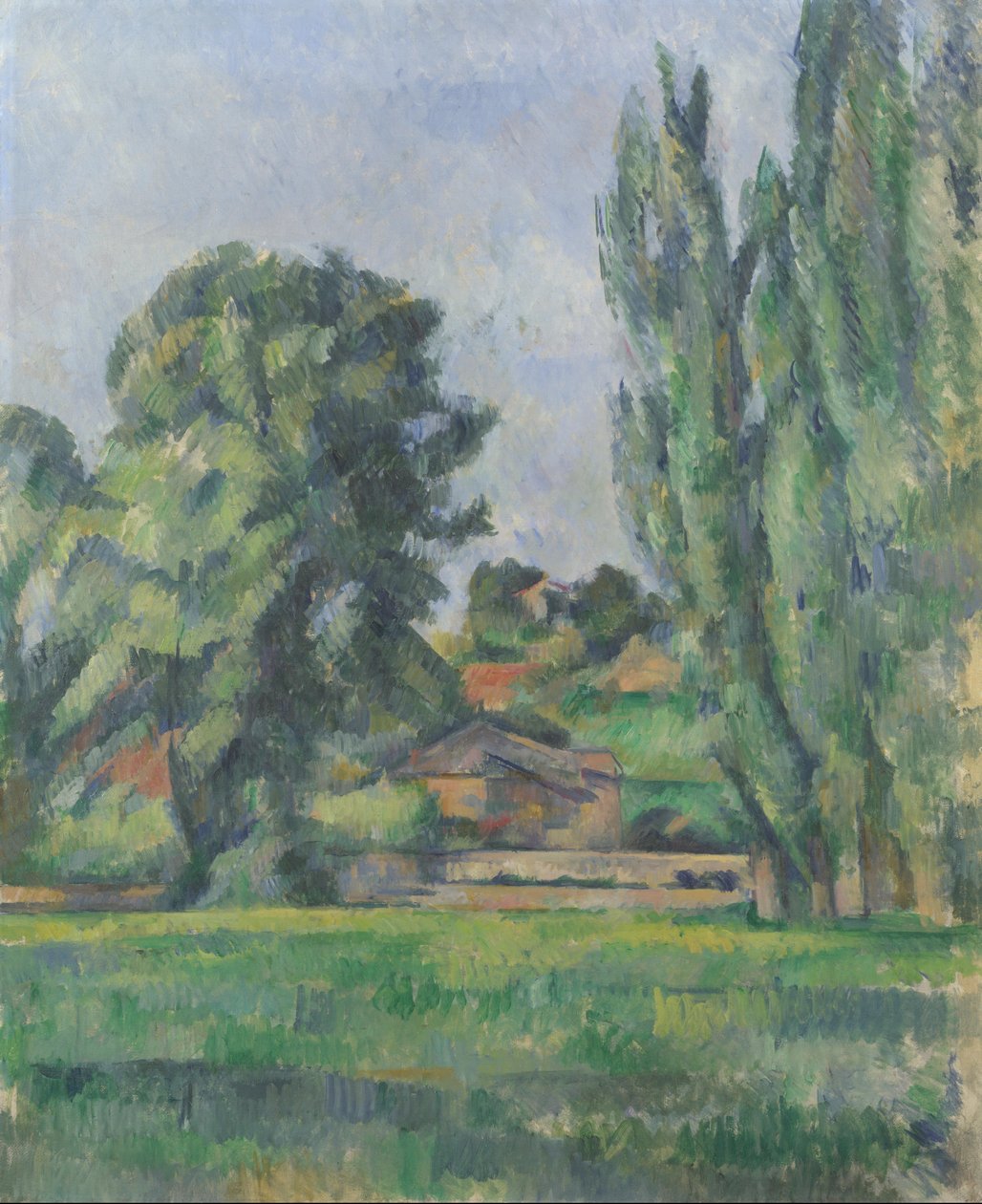 Krajobraz z topolami autorstwa Paul Cézanne