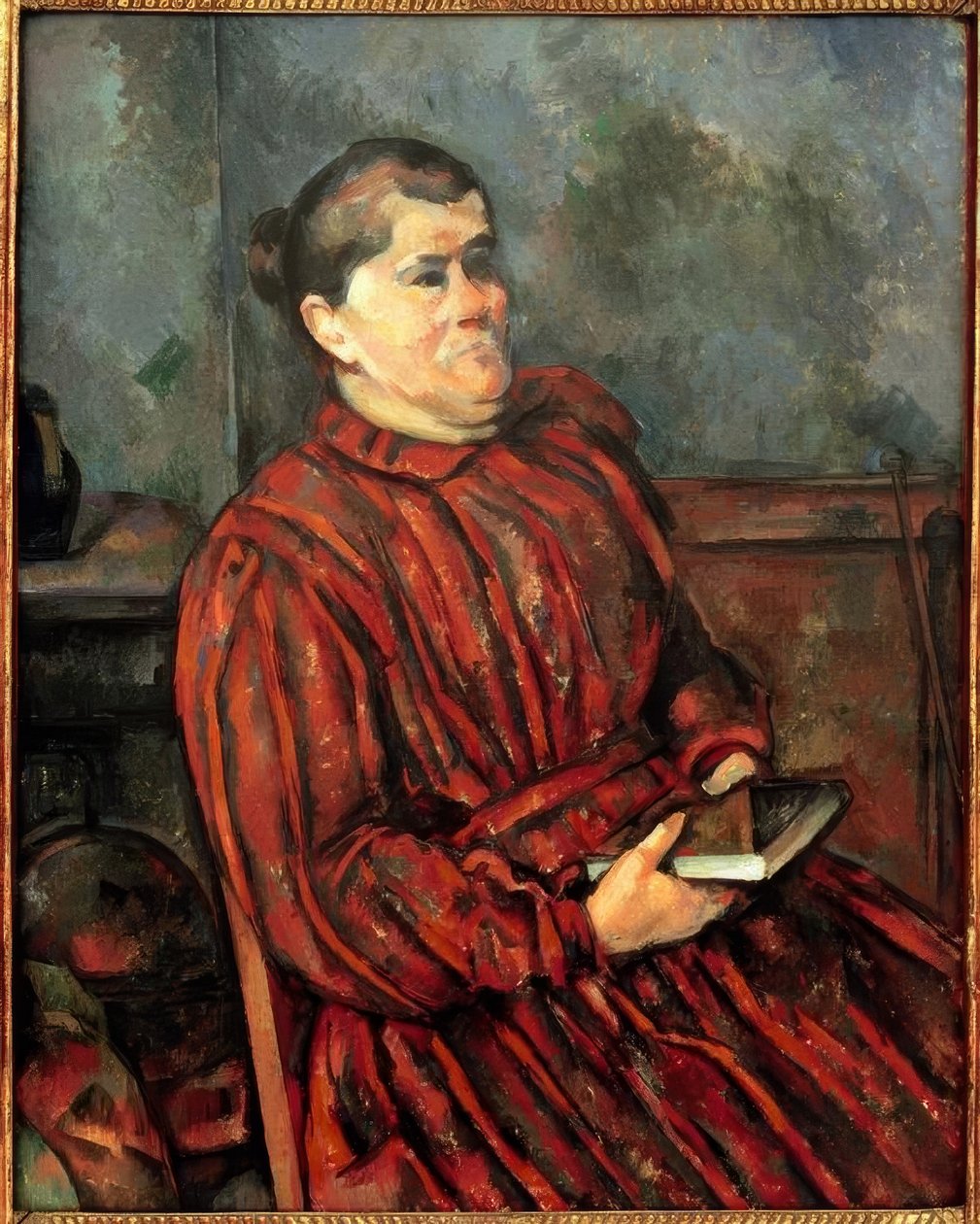Portret kobiety autorstwa Paul Cézanne