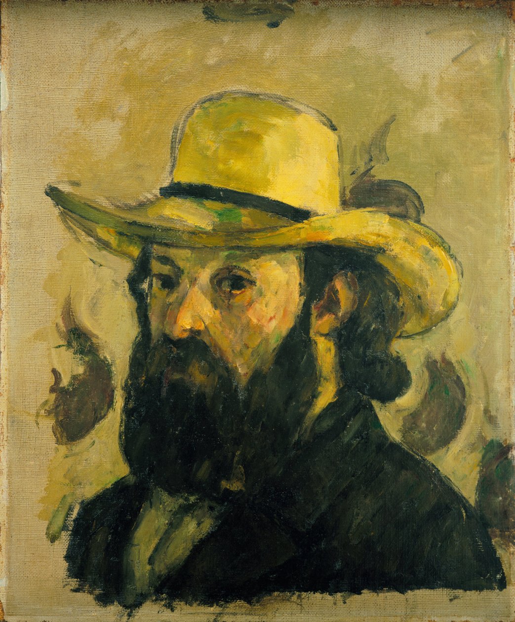 Portret artysty w słomkowym kapeluszu autorstwa Paul Cézanne