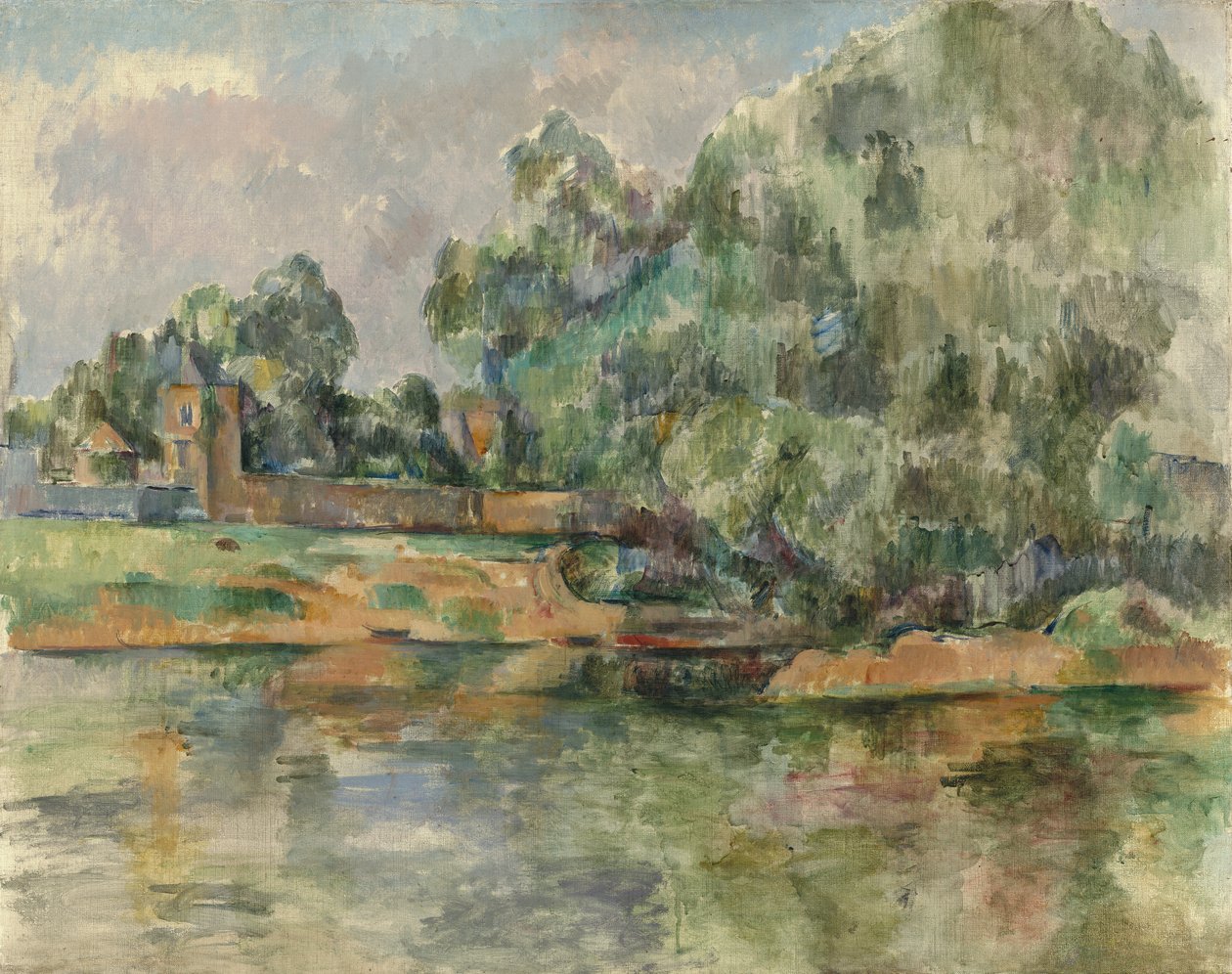 Brzeg rzeki, ok.1895 autorstwa Paul Cézanne