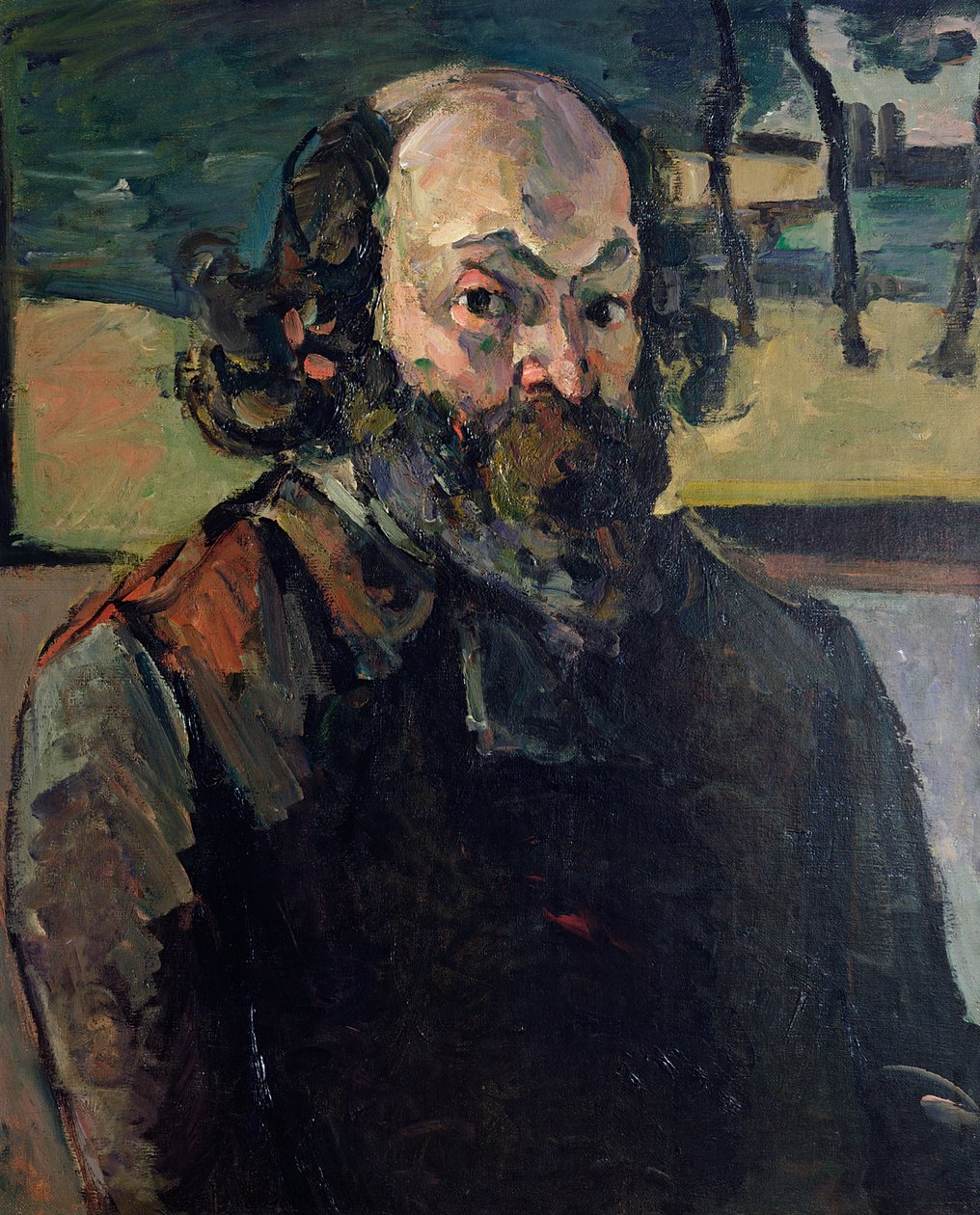 Autoportret, ok.1873-76 autorstwa Paul Cézanne