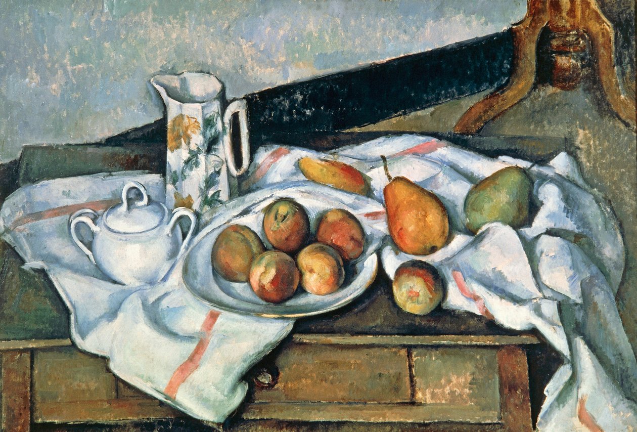 Martwa natura brzoskwini i gruszek, 1888-90 autorstwa Paul Cézanne