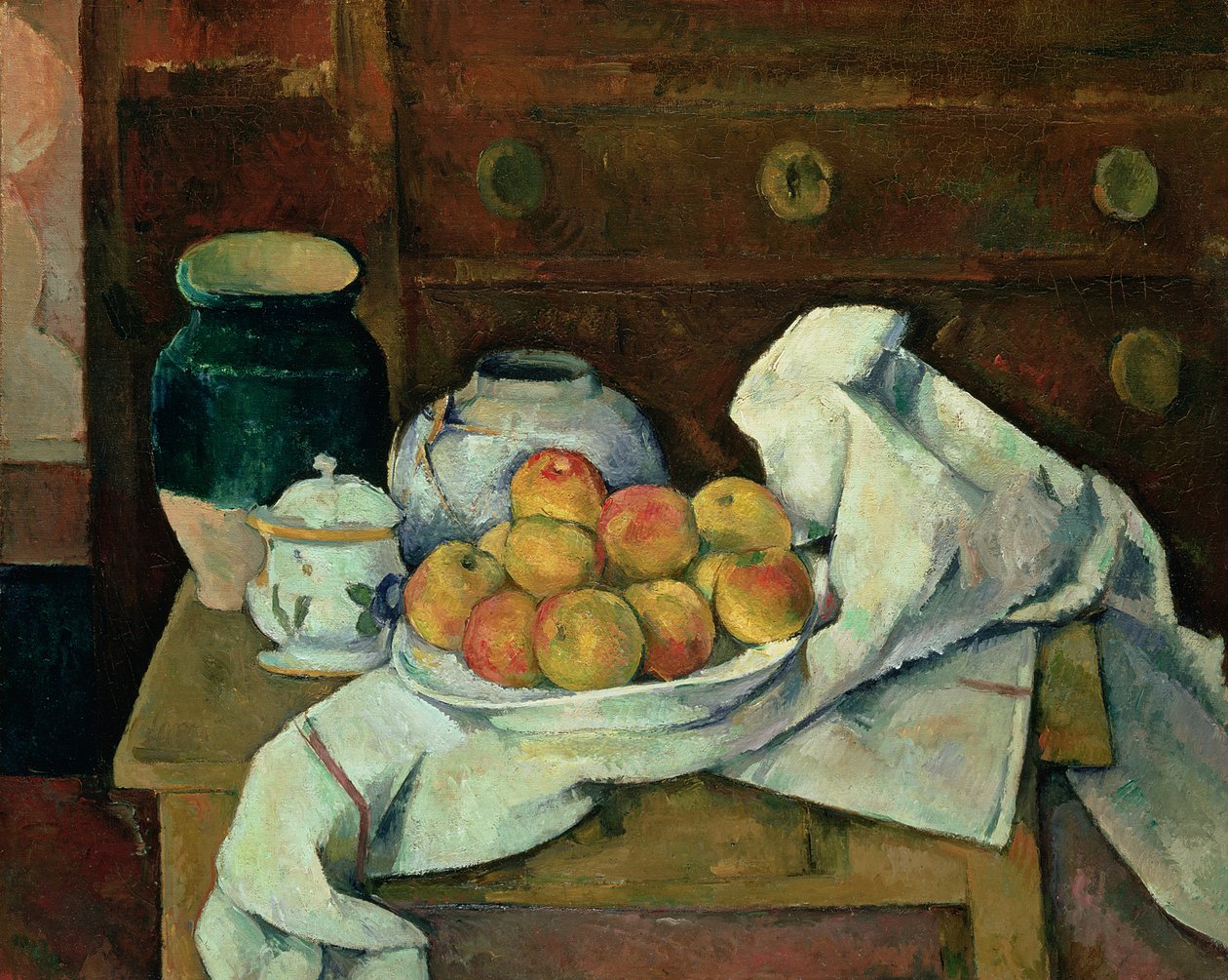 Martwa natura z komodą, c.1887-88 autorstwa Paul Cézanne