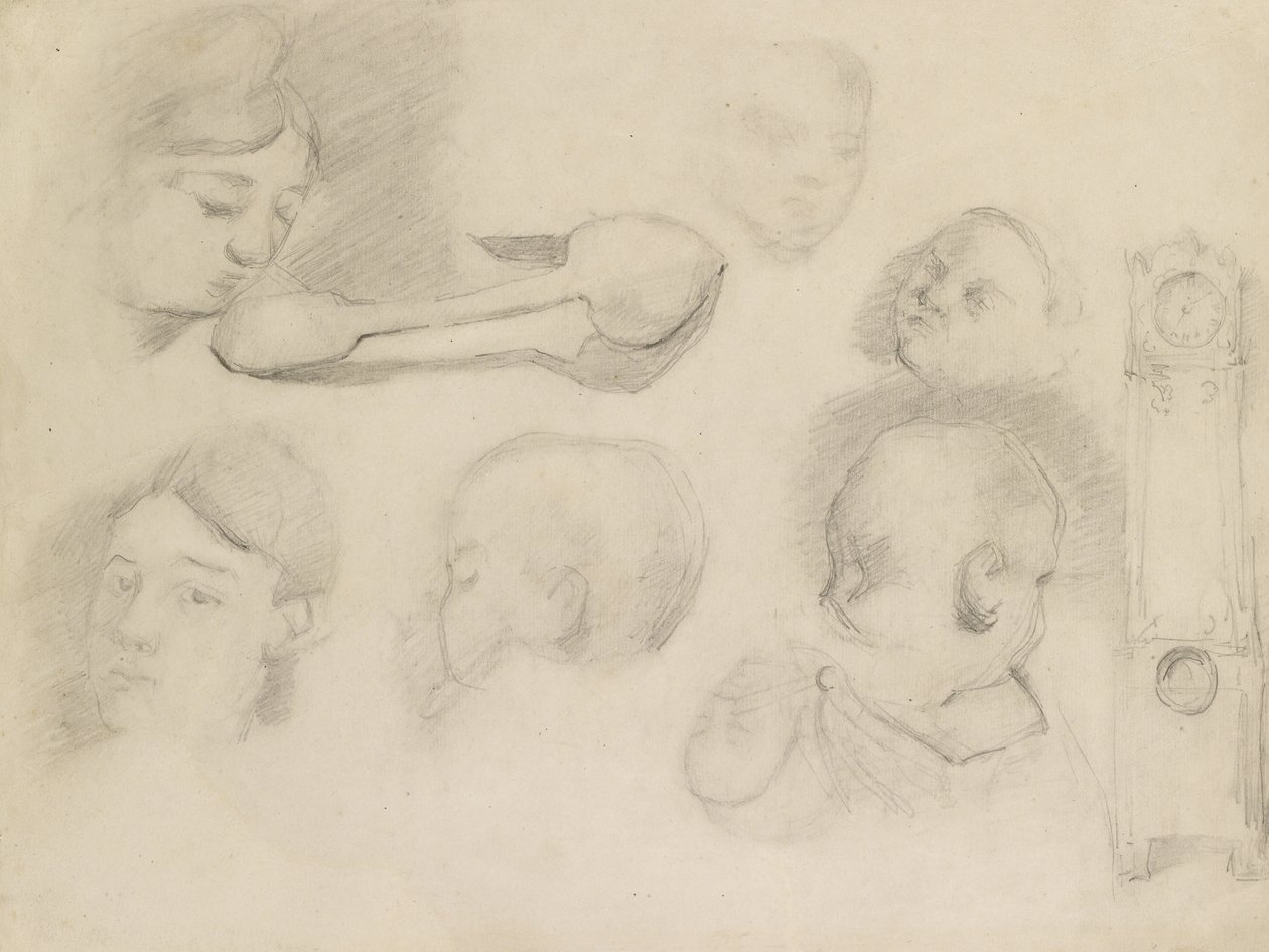 Studia Matki i Dziecka, XIX w. autorstwa Paul Cézanne
